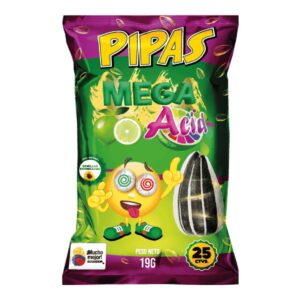SNACK SAWER SEEDS / PIPAS SEMILLAS DE GIRASOL MEGACIDO 120 GR 1 X 36