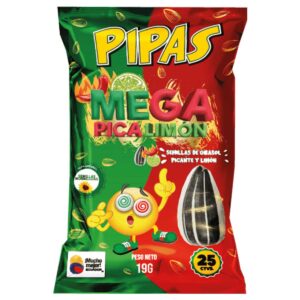 ROASTED SMALL SEEDS / PIPAS SEMILLAS DE GIRASOL PICALIMON 80GR GR 1 X 20X20